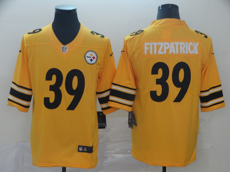 Men's Pittsburgh Steelers #39 Minkah Fitzpatrick 2019 Gold Inverted Legend NFL Jersey Men's Pittsburgh Steelers #39 Minkah Fitzpatrick 2019 Gold Inverted Legend NFL Jersey
